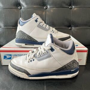 Jordan 3 GS Midnight‎ Navy
